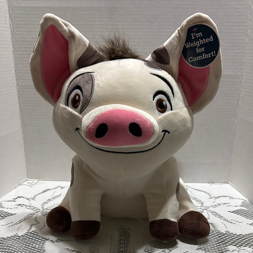 Disney Moana Pua 3lbs Weighted Pillow Plush Cuddle Comfort Buddy Pillow